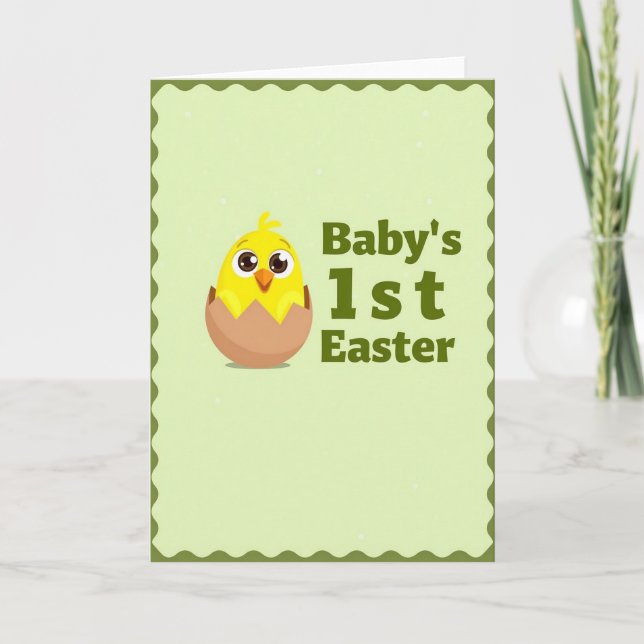Speckled Easter Hatchling Card (Front)