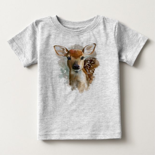 Speckled Fawn Baby T-Shirt (Front)