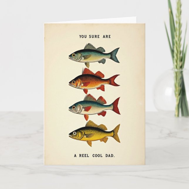 Speckled Fish Fathers Day Card (Front)