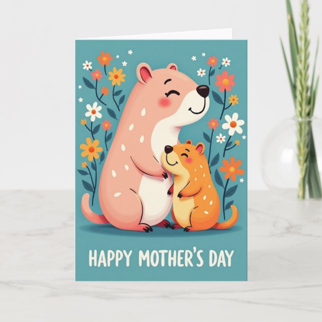 Speckled Friends Greeting Card (Front)