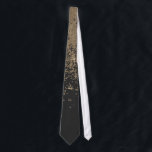 Speckled Gold Glitter Black Ombre Neck Tie<br><div class="desc">This modern and chic faux printed speckled gold glitter and black ombre print perfect for the trendy and stylish woman. Its fashionable and contemporary design is great for many gifts and occasions. Enjoy this fabulous and elegant design for your next purchase; for yourself,  your friends,  or your family.</div>