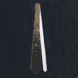 Speckled Gold Glitter Black Ombre Neck Tie<br><div class="desc">This modern and chic faux printed speckled gold glitter and black ombre print perfect for the trendy and stylish woman. Its fashionable and contemporary design is great for many gifts and occasions. Enjoy this fabulous and elegant design for your next purchase; for yourself,  your friends,  or your family.</div>