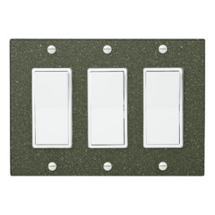 Speckled Green Rocker Plate – 3-Gang Custom
