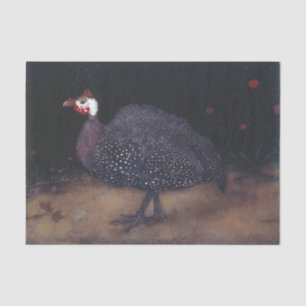 Speckled Guineafowl Bird (by Jan Mankes) Tissue Paper