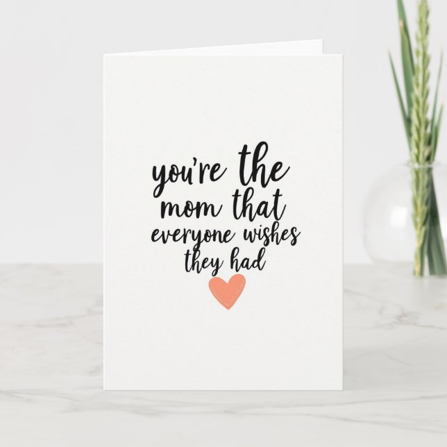 Speckled Heart Mom Card (Front)