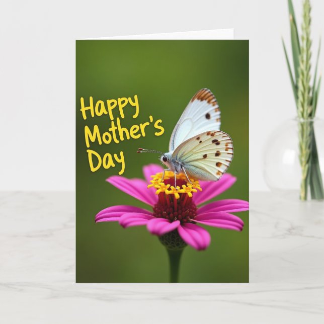 Speckled Insect Floral Card (Front)