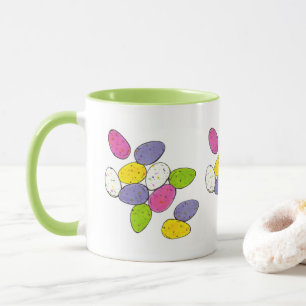 Speckled Malted Milk Chocolate Easter Egg Candy Mug