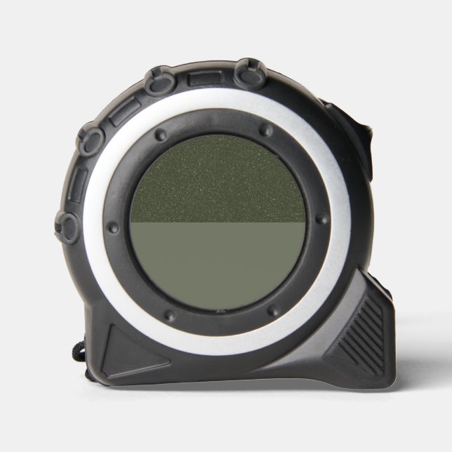 Speckled & Matte Moss Green Tape Measure (Custom) (Front)