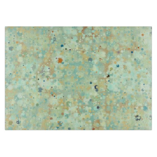 Speckled Mint Green Stone Texture Cutting Board