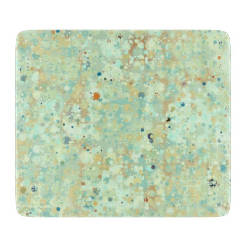 Speckled Mint Green Stone Texture Cutting Board