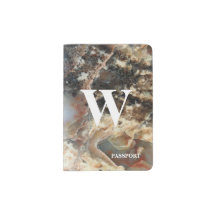 Speckled Monogrammed Passport