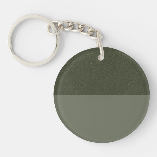 Speckled Moss Acrylic Keychain – Customizable (Front)