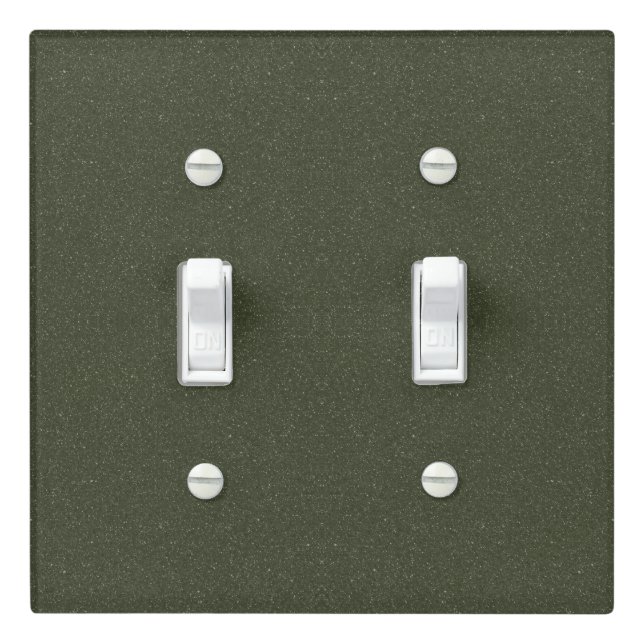 Speckled Moss Double Toggle Plate – Customizable (In Situ)