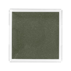 Speckled Moss Green Acrylic Tray