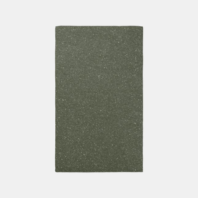Speckled Moss Green Custom Rug (Front (Vertical))