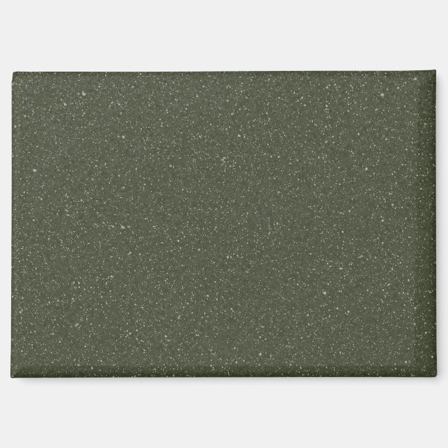 Speckled Moss Green Refrigerator Magnet (Custom) (Front)