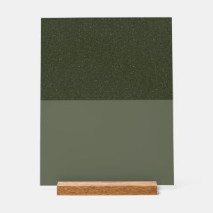 Speckled Moss Green Top Acrylic Sign – Customize