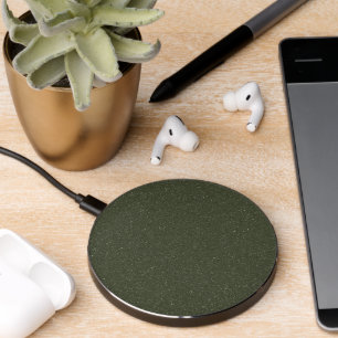 Speckled Moss Green Wireless Charger – Customize