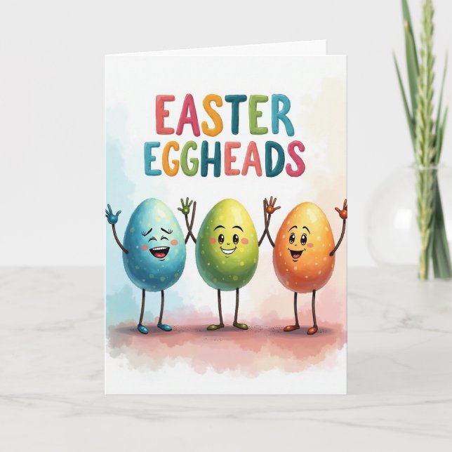 Speckled Oval Friends Season Card (Front)