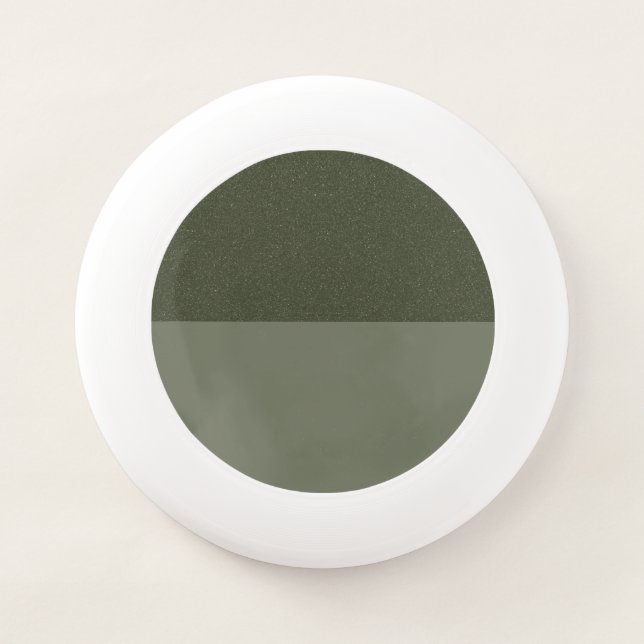 Speckled Over Smooth White Frisbee – Customizable (Front)