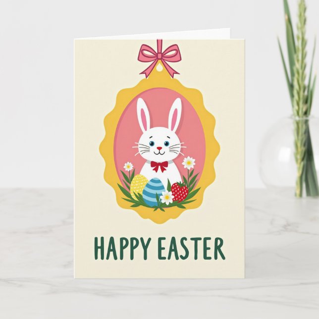 Speckled Ovum Springtime Card (Front)