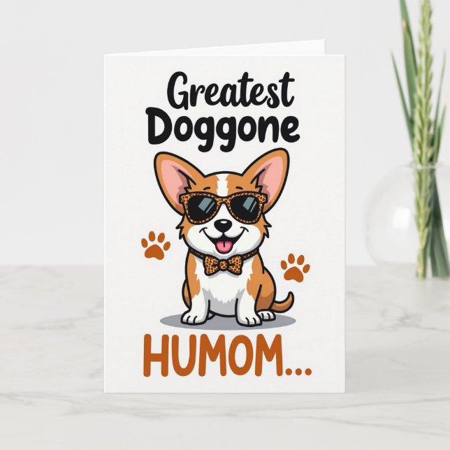 Speckled Pup Celebration Card (Front)