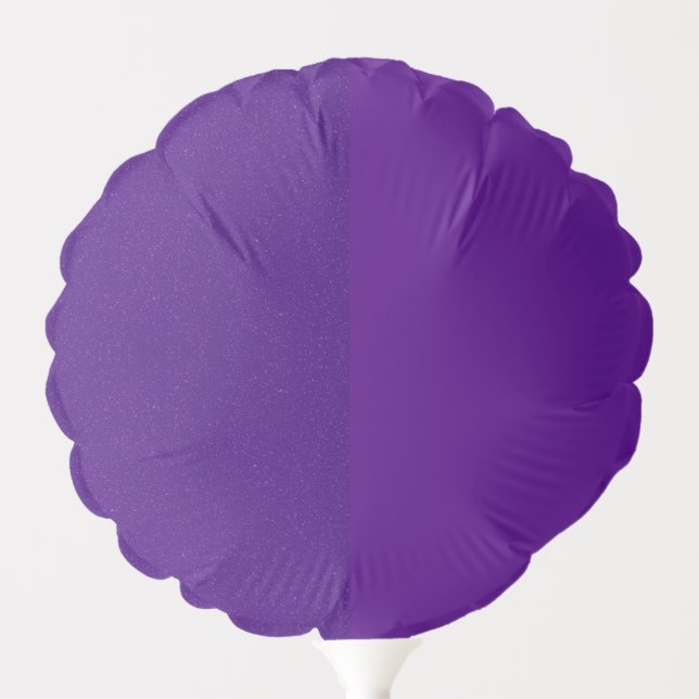 Speckled Purple Scalloped Foil Balloon – Customize (Front)
