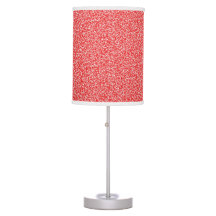 Speckled Red Table Lamp