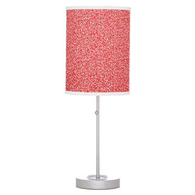 Speckled Red Table Lamp (Front)