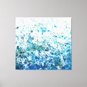 Speckled Sea I Canvas Print