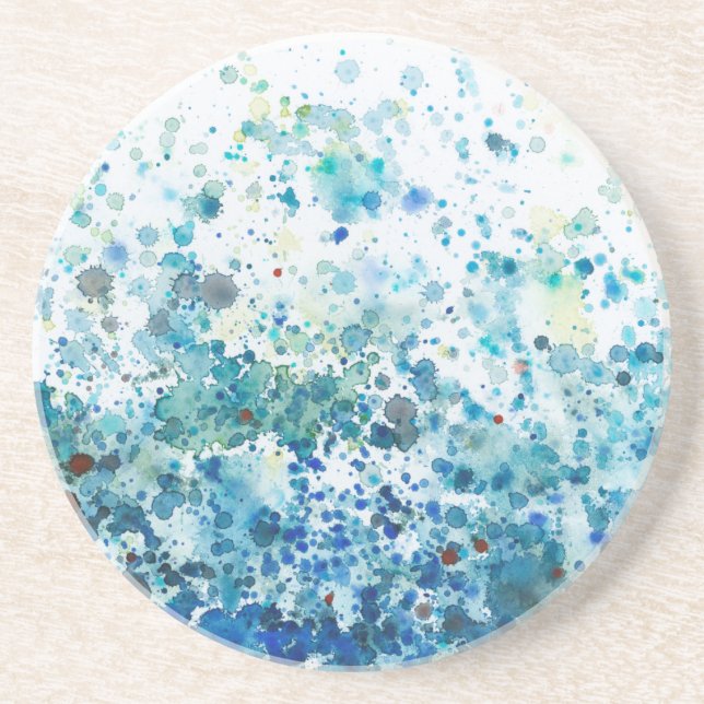 Speckled Sea I Drink Coaster (Front)