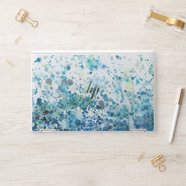 Speckled Sea I HP Laptop Skin (Desk)