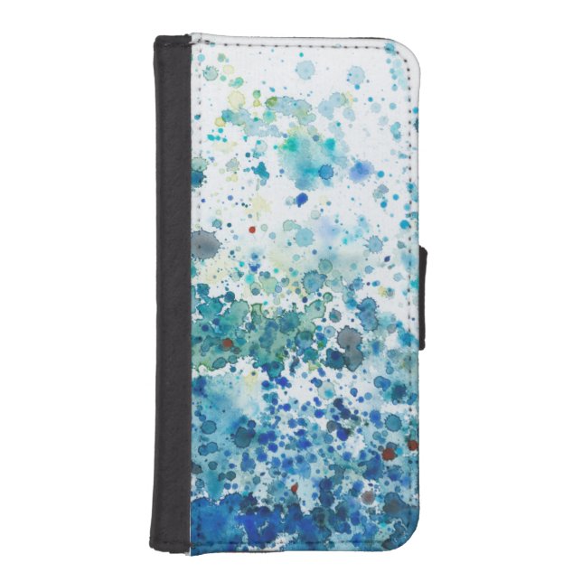 Speckled Sea I iPhone Wallet Case (Front)
