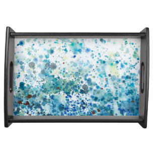 Speckled Sea I Serving Tray
