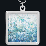 Speckled Sea I Silver Plated Necklace<br><div class="desc">Home Décor</div>