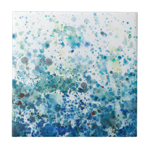 Speckled Sea I Tile