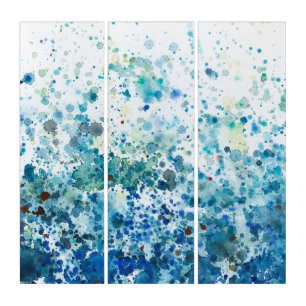 Speckled Sea I Triptych