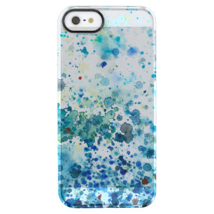 Speckled Sea I Clear iPhone SE/5/5s Case