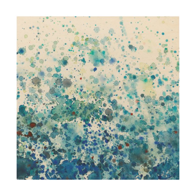 Speckled Sea I Wood Wall Decor (Front)