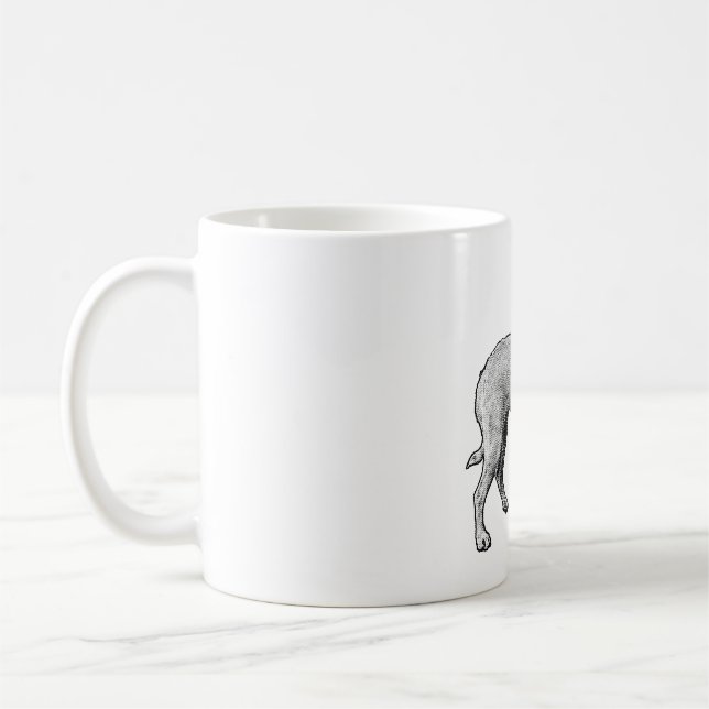 Speckled Skywatch Pup Coffee Mug (Left)