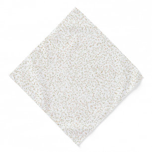 Speckled Spring Fern, Green & Orange Dots  Bandana