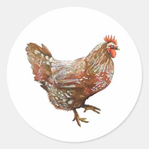 Speckled Sussex Chicken Sticker