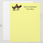 Speckled Sussex Chickens (Front/Back)