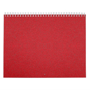 Speckled Tomato Red Wall Calendar – Customizable