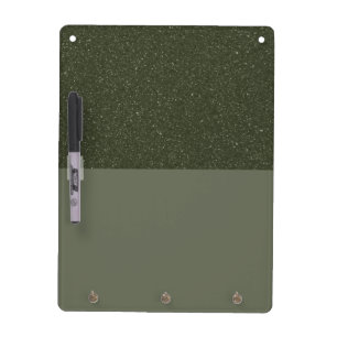 Speckled-Top Moss Green Dry Erase Board (Custom)