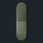 Speckled Top Moss Green Skateboard Deck (Custom)<br><div class="desc">A perfect blend of edge and elegance: this skateboard features a speckled moss green top half and a clean matte moss bottom. It’s bold, modern, and endlessly adaptable. Whether you're ordering one or one hundred, this versatile design is ready to meet any brief — corporate events, school promos, birthday batches,...</div>