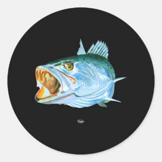 Speckled Trout Fishing For Men Classic Round Sticker