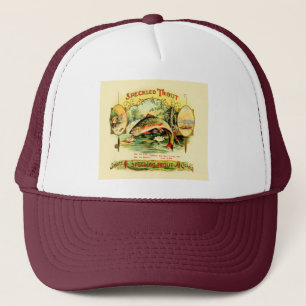 Speckled Trout Vintage Art Trucker Hat