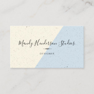 Speckled Two Tone Business Card