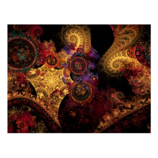 Spectacle Fractal Postcard